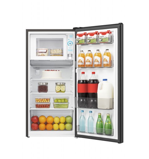 Hisense RR198D4ABE combi-fridge Freestanding 151 L E Black