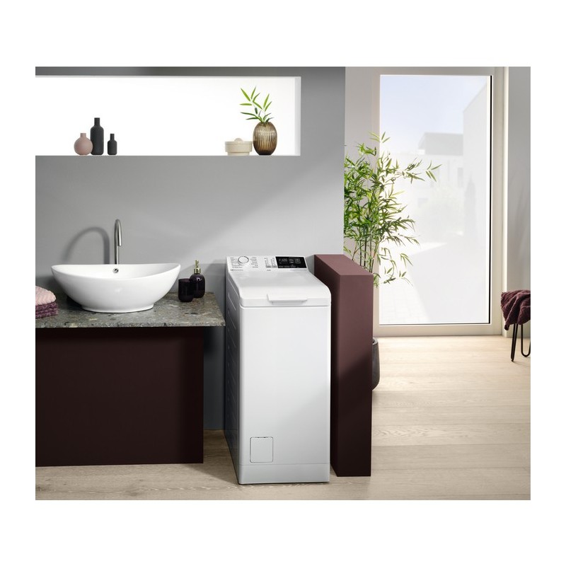 Electrolux SensiCare 600 EW6T437A machine à laver Charge par dessus 7 kg 1251 tr min Blanc