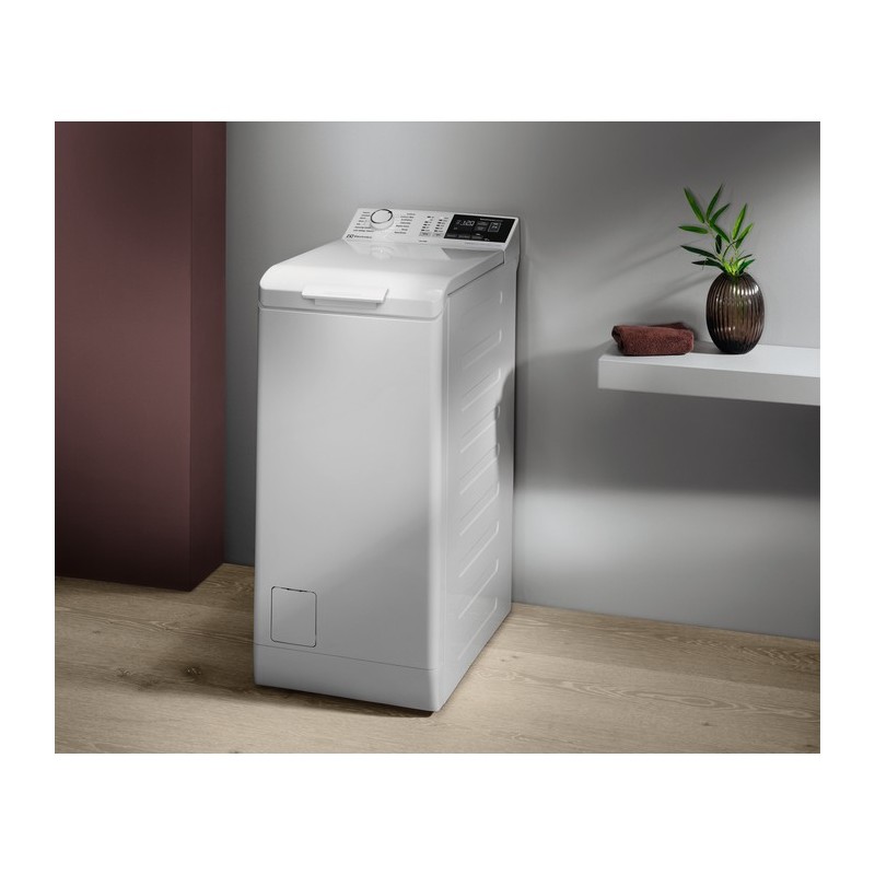 Electrolux SensiCare 600 EW6T437A machine à laver Charge par dessus 7 kg 1251 tr min Blanc