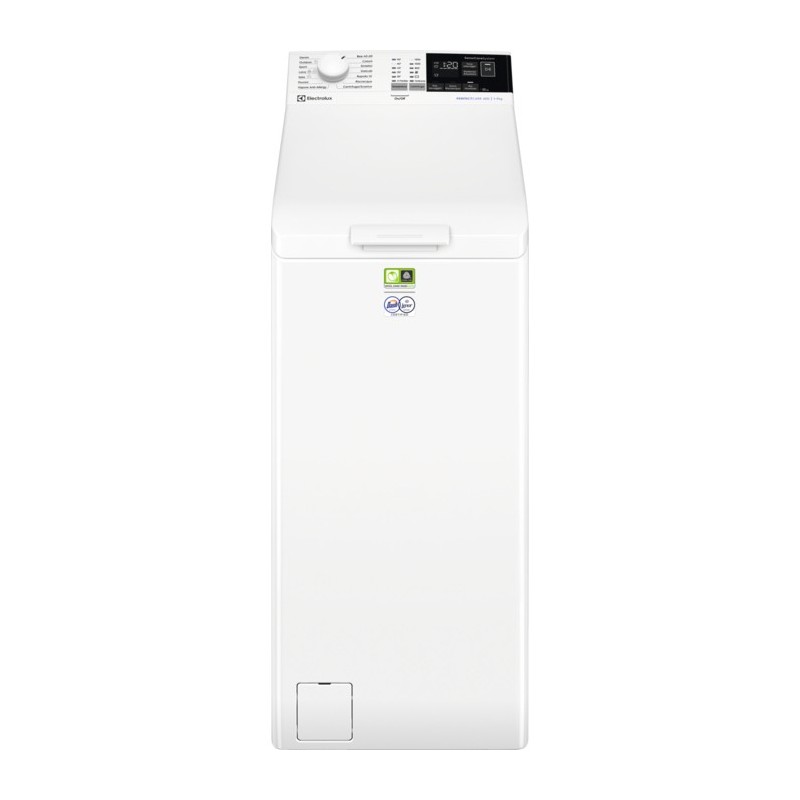 Electrolux SensiCare 600 EW6T437A machine à laver Charge par dessus 7 kg 1251 tr min Blanc