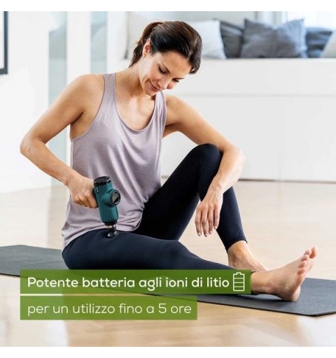 Beurer MG99 Massaggiatore a Pistola Per Massaggi ai muscoli 4 accessori - 5 livelli - batteria ricaricabile