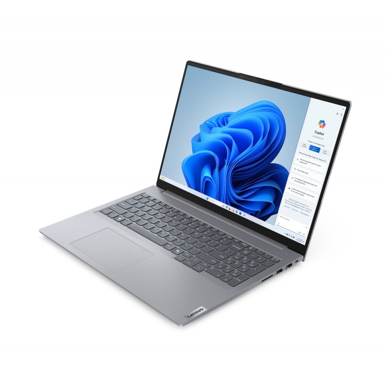 Lenovo ThinkBook 16 Intel Core Ultra 5 125U Portátil 40,6 cm (16") WUXGA 16 GB LPDDR5-SDRAM 512 GB SSD Wi-Fi 6E (802.11ax)