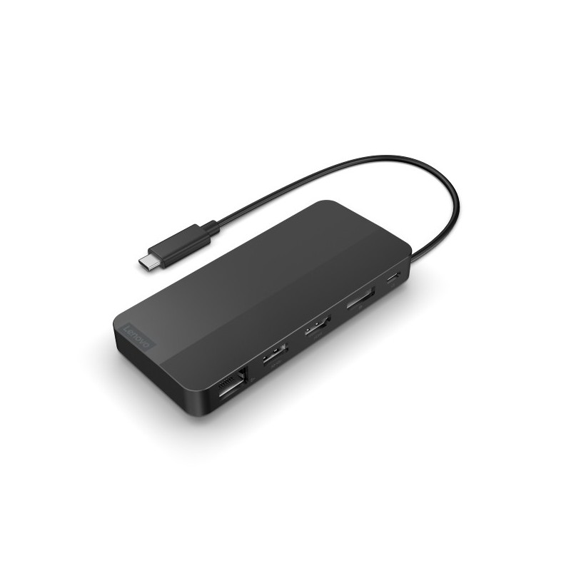 Lenovo 40B90100EU base para portátil y replicador de puertos Alámbrico USB 3.2 Gen 1 (3.1 Gen 1) Type-C Negro