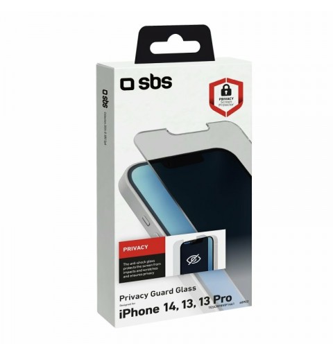 SBS Protection d'écran en verre Full Cover Privacy