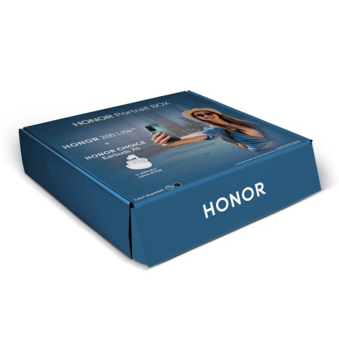 Honor 200 Lite 5G + Earbuds X5 17 cm (6.7") Double SIM Android 14 USB Type-C 8 Go 256 Go 4500 mAh Noir