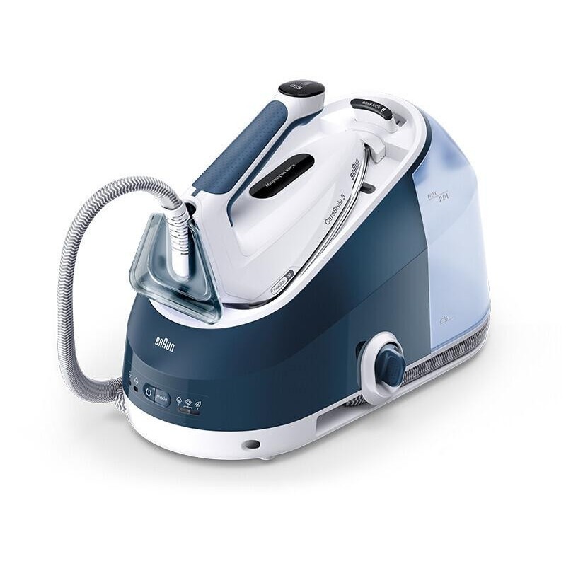 Braun CareStyle 5 IS 5245 BL Centrale vapeur 2400 W 2 L Semelle Eloxal Bleu