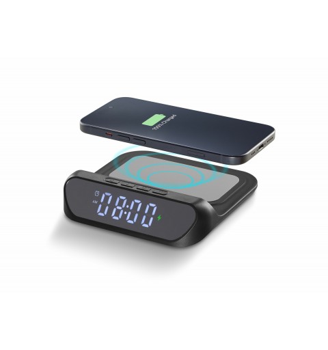 Fantasy Brand WIRELESSCLOCK2K alarm clock Digital alarm clock Black