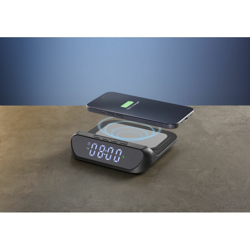 Fantasy Brand WIRELESSCLOCK2K alarm clock Digital alarm clock Black