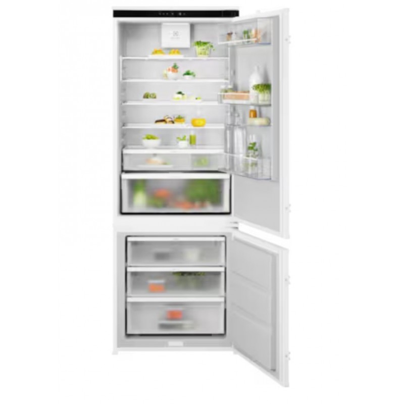 Electrolux ENG7TE75S frigo combine Intégré 376 L E Blanc