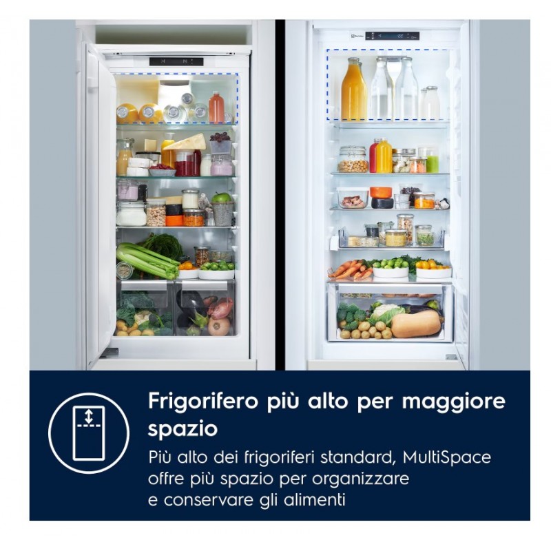 Electrolux ENG7TE75S frigo combine Intégré 376 L E Blanc