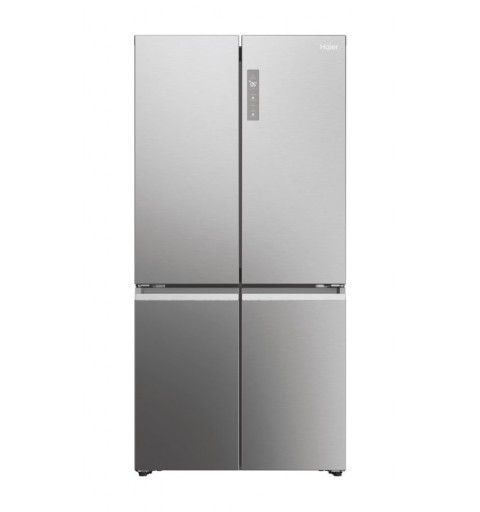 Haier Cube 90 Serie 7 HCR79F19ENMM side-by-side refrigerator Freestanding 646 L E Platinum, Stainless steel