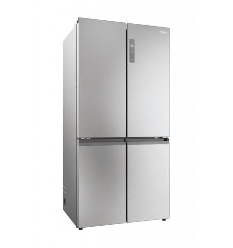 Haier Cube 90 Serie 7 HCR79F19ENMM nevera puerta lado a lado Independiente 646 L E Platino, Acero inoxidable