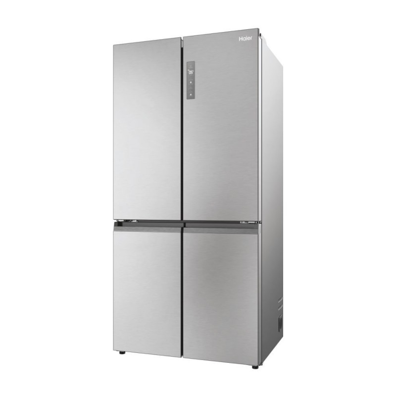 Haier Cube 90 Serie 7 HCR79F19ENMM nevera puerta lado a lado Independiente 646 L E Platino, Acero inoxidable