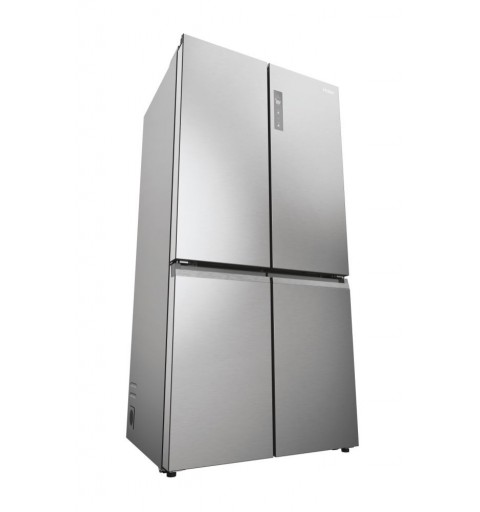 Haier Cube 90 Serie 7 HCR79F19ENMM nevera puerta lado a lado Independiente 646 L E Platino, Acero inoxidable