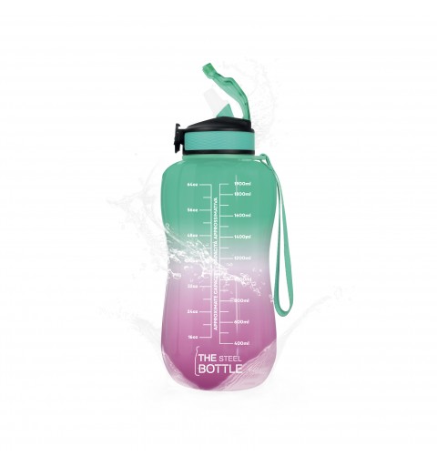 The Steel Bottle 8059304665370 drinking bottle Daily usage 2200 ml Tritan Green, Pink