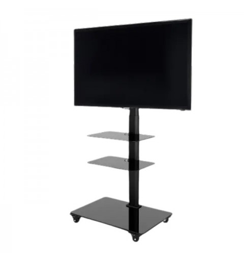 Ciatti TROLLEY65NERO Support TV et centre de divertissement 3 étagères