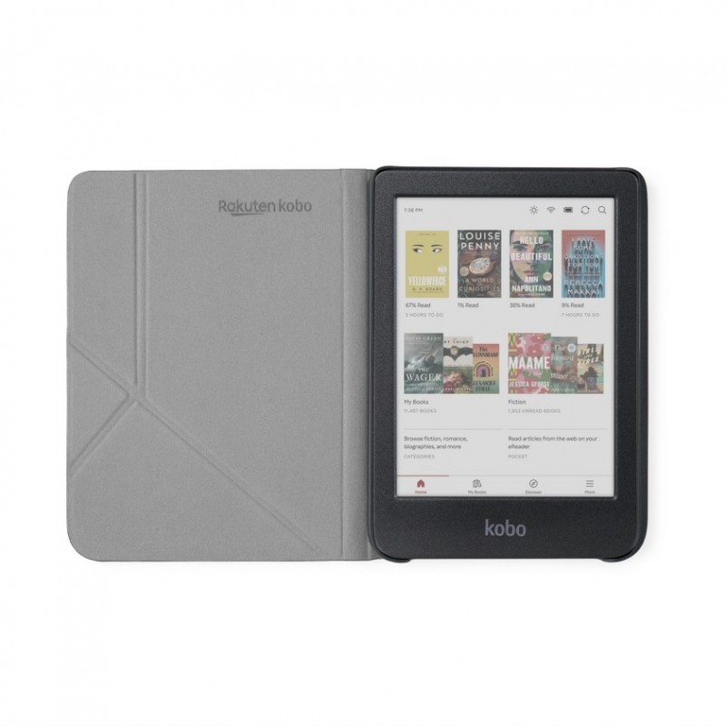 Rakuten Kobo SleepCover custodia per e-book reader 15,2 cm (6") Custodia a libro Nero