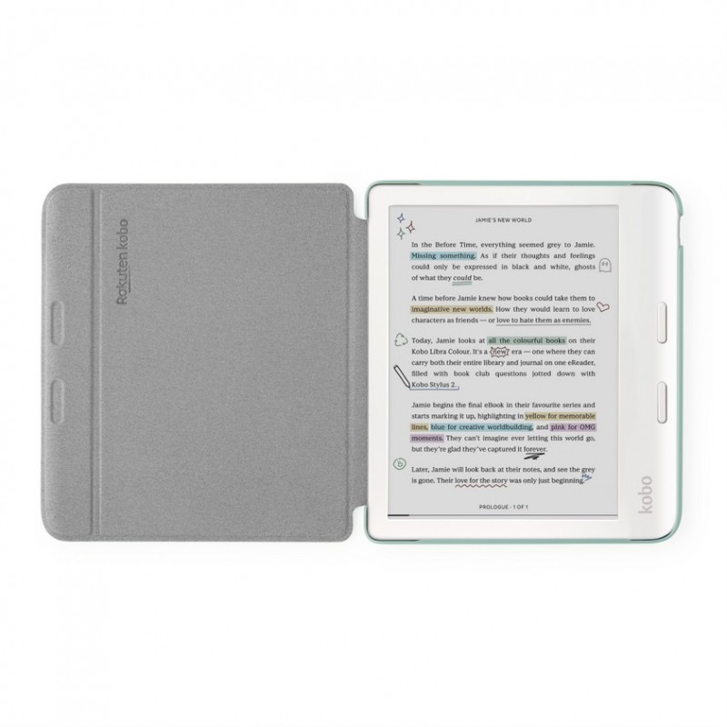 Rakuten Kobo Basic SleepCover custodia per e-book reader 17,8 cm (7") Custodia a libro Verde