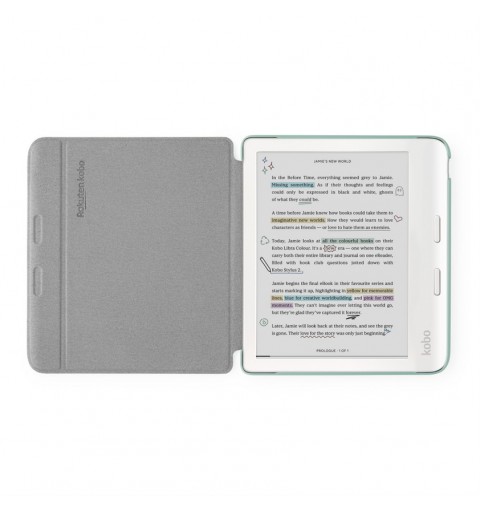 Rakuten Kobo Basic SleepCover custodia per e-book reader 17,8 cm (7") Custodia a libro Verde