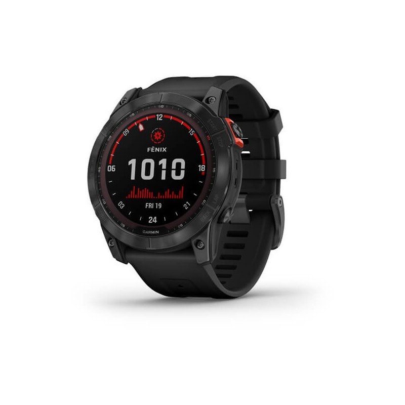 Garmin fenix 7X Solar 3,56 cm (1.4") MIP 51 mm Digital 280 x 280 Pixeles Pantalla táctil Gris Wifi GPS (satélite)