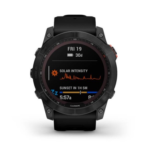 Garmin fenix 7X Solar 3,56 cm (1.4") MIP 51 mm Digital 280 x 280 Pixeles Pantalla táctil Gris Wifi GPS (satélite)