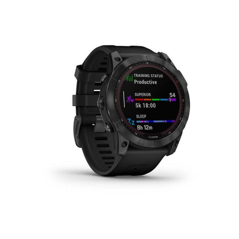 Garmin fenix 7X Solar 3,56 cm (1.4") MIP 51 mm Digital 280 x 280 Pixeles Pantalla táctil Gris Wifi GPS (satélite)