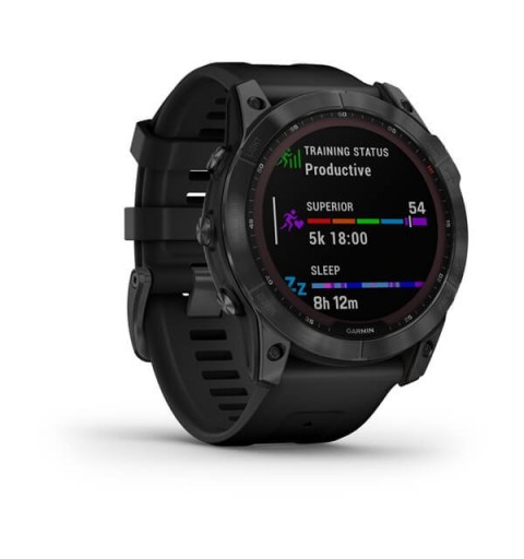 Garmin fenix 7X Solar 3,56 cm (1.4") MIP 51 mm Digital 280 x 280 Pixeles Pantalla táctil Gris Wifi GPS (satélite)