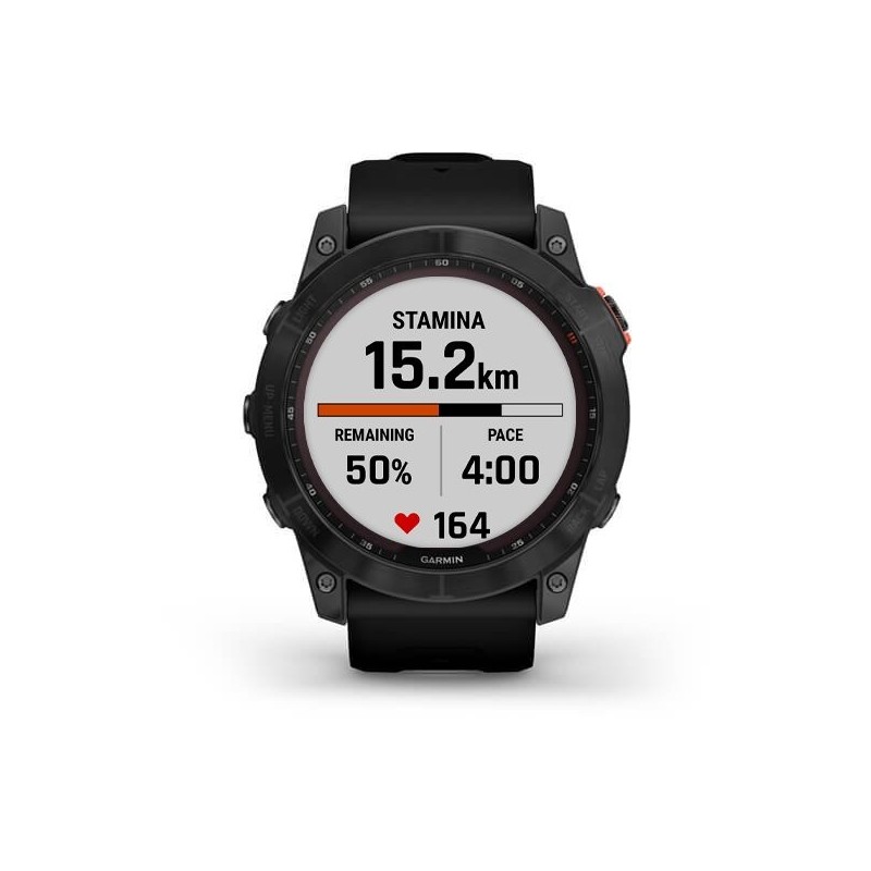 Garmin fenix 7X Solar 3,56 cm (1.4") MIP 51 mm Digital 280 x 280 Pixeles Pantalla táctil Gris Wifi GPS (satélite)