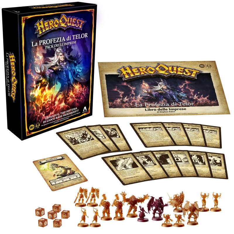 Hasbro Gaming Avalon Hill HeroQuest Juego de mesa Interpretación de roles