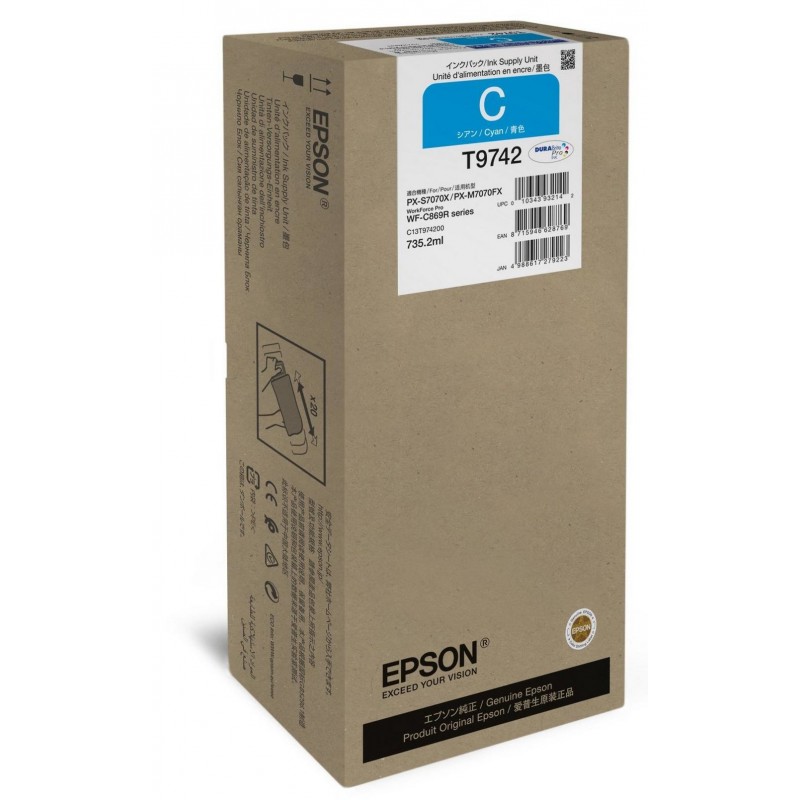 Epson C13T97420N cartucho de tinta 1 pieza(s) Original Cian