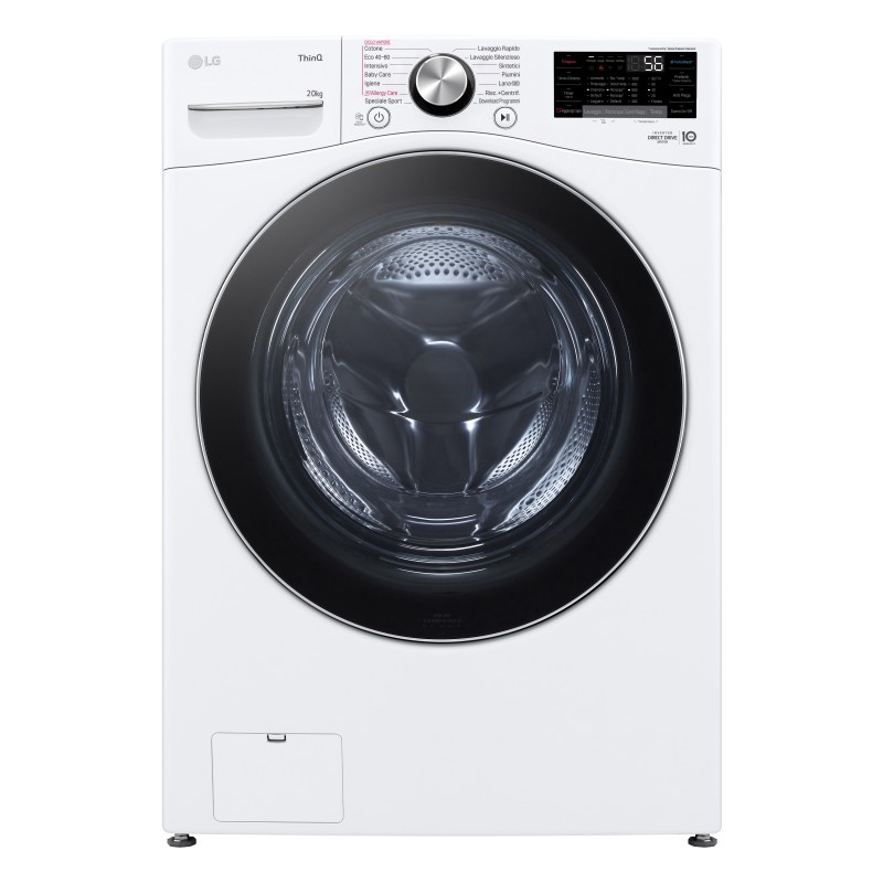 LG F0P3020TSWC AI DD lavadora Carga frontal 20 kg 1000 RPM Blanco