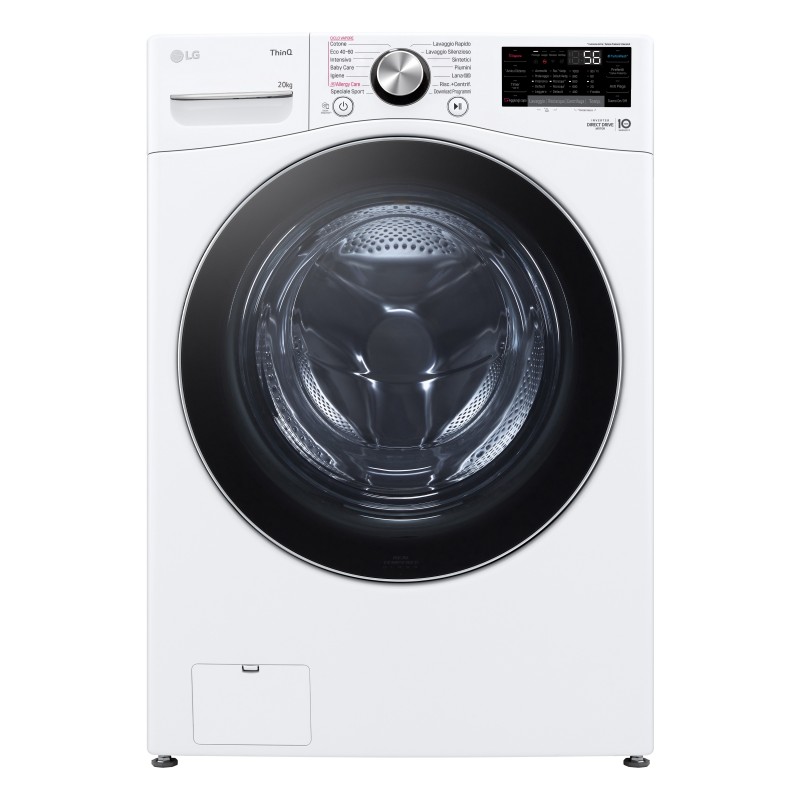 LG F0P3020TSWC AI DD Waschmaschine Frontlader 20 kg 1000 RPM Weiß