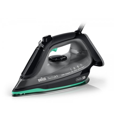 Braun TexStyle 5 SI 5277 GR fer à repasser Fer à repasser à sec ou à vapeur Semelle en céramique 2700 W Vert