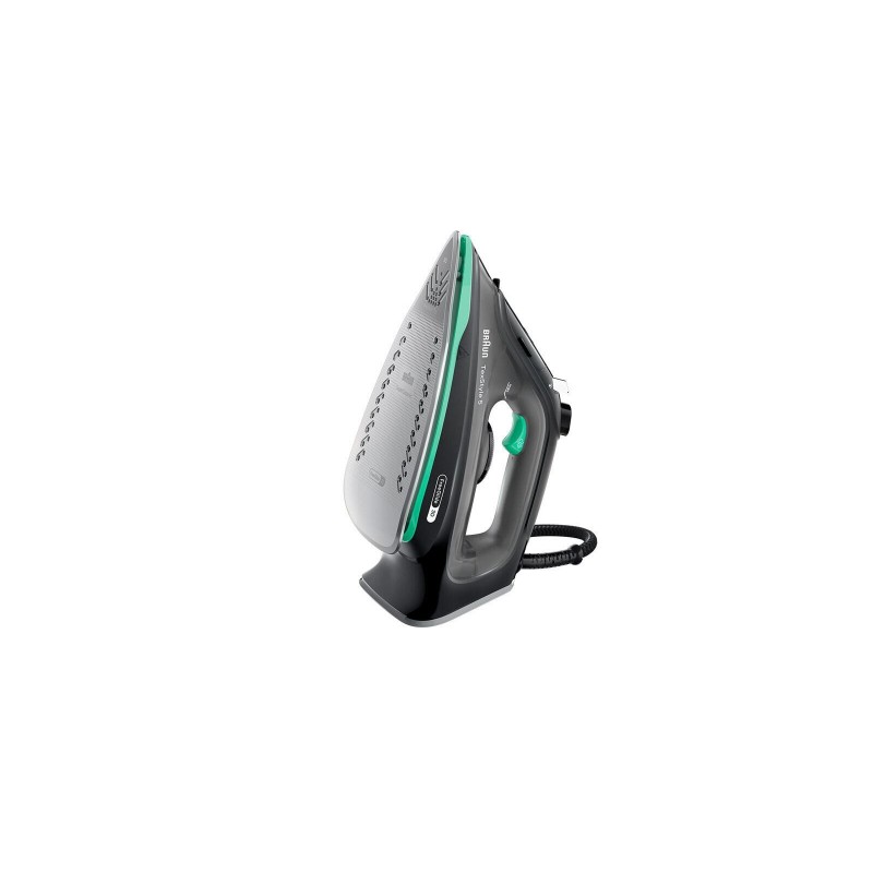 Braun TexStyle 5 SI 5277 GR ferro da stiro Ferro da stiro a secco e a vapore Piastra in Ceramica 2700 W Verde