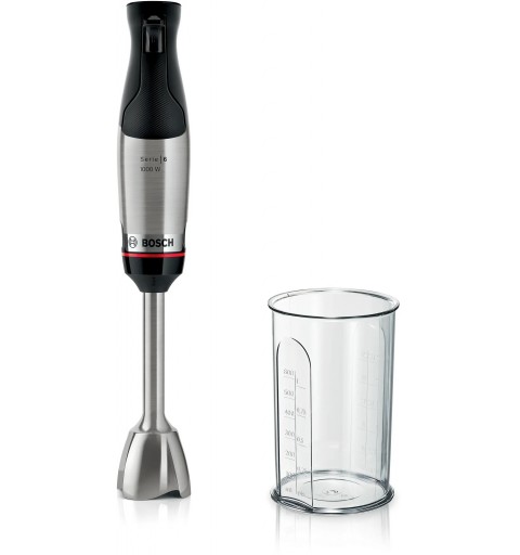 Bosch Serie 6 MSM6M610 blender Mélangeur par immersion 1000 W Noir, Acier inoxydable