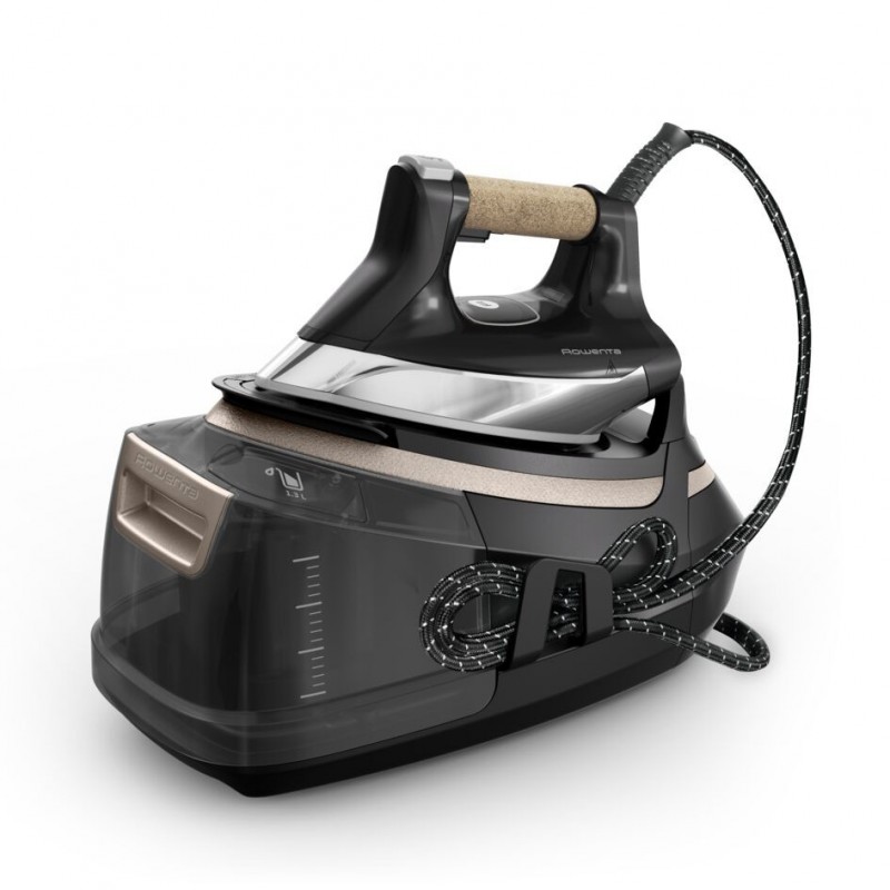 Rowenta Eco Steam Pro 2800 W 1,3 l Microsteam 400 HD 3De Laser-Grundplatte Beige, Schwarz