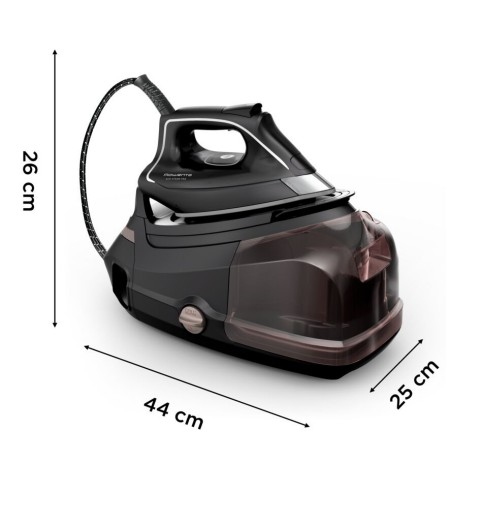 Rowenta Eco Steam Pro 2800 W 1,3 l Microsteam 400 HD 3De Laser-Grundplatte Beige, Schwarz