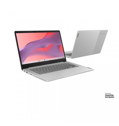 Lenovo IdeaPad Slim 3 Chrome 14M868 MediaTek Kompanio 520 Chromebook 35.6 cm (14") Full HD 4 GB LPDDR4x-SDRAM 64 GB eMMC Wi-Fi