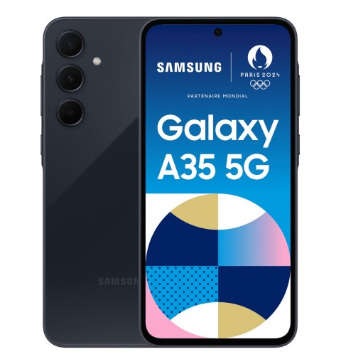 Samsung Galaxy A35 5G 16,8 cm (6.6") Double SIM hybride Android 14 USB Type-C 6 Go 128 Go 5000 mAh Marine