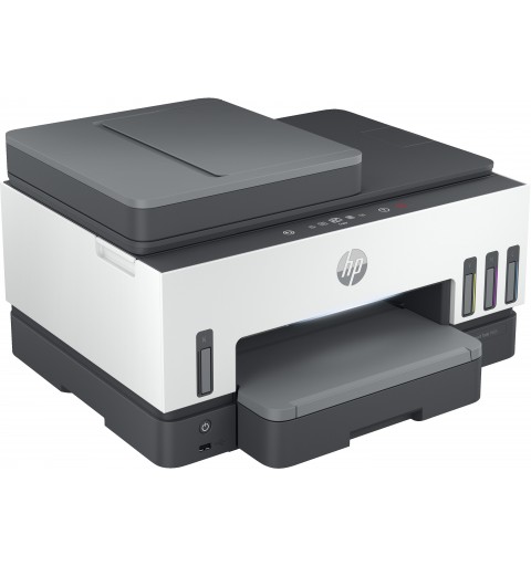 HP Smart Tank Stampante multifunzione 7605, Colore, Stampante per Abitazioni e piccoli uffici, Stampa, copia, scansione, fax,