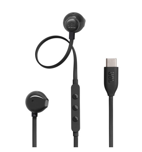 JBL Tune 305C Auricolare Cablato In-ear Musica e Chiamate USB tipo-C Nero