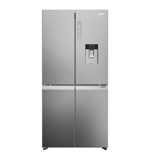 Haier Cube 83 Serie 5 HCW58F18EHMP side-by-side refrigerator Freestanding 507 L E Platinum, Stainless steel