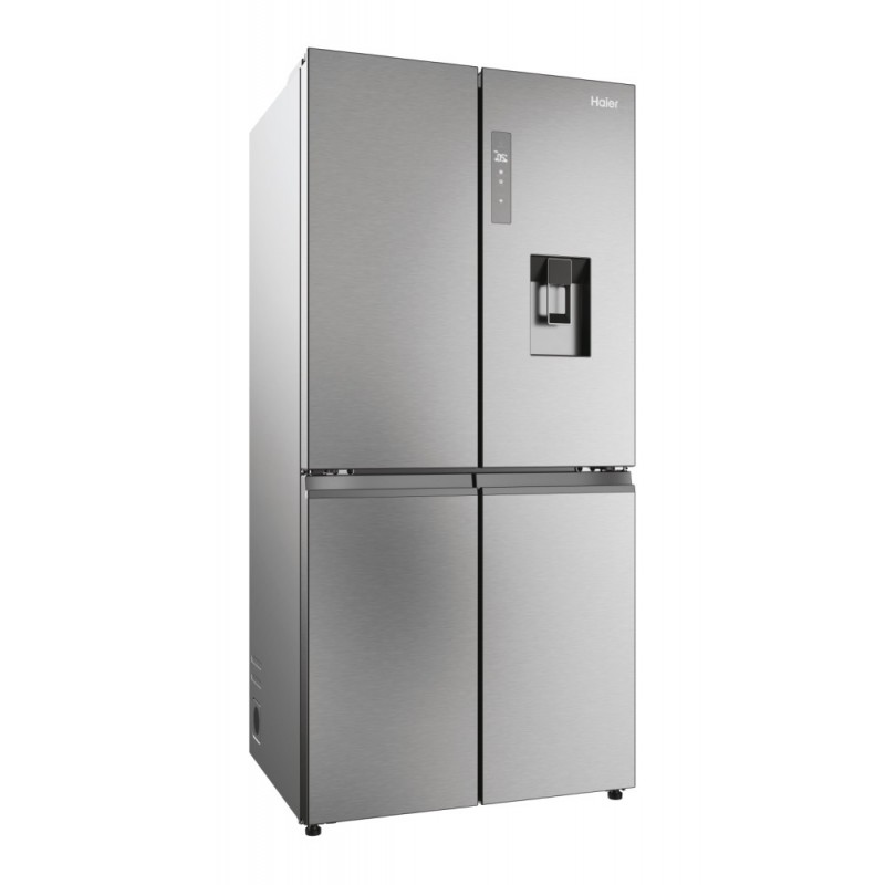 Haier Cube 83 Serie 5 HCW58F18EHMP side-by-side refrigerator Freestanding 507 L E Platinum, Stainless steel