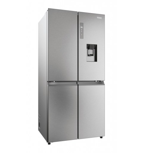 Haier Cube 83 Serie 5 HCW58F18EHMP side-by-side refrigerator Freestanding 507 L E Platinum, Stainless steel