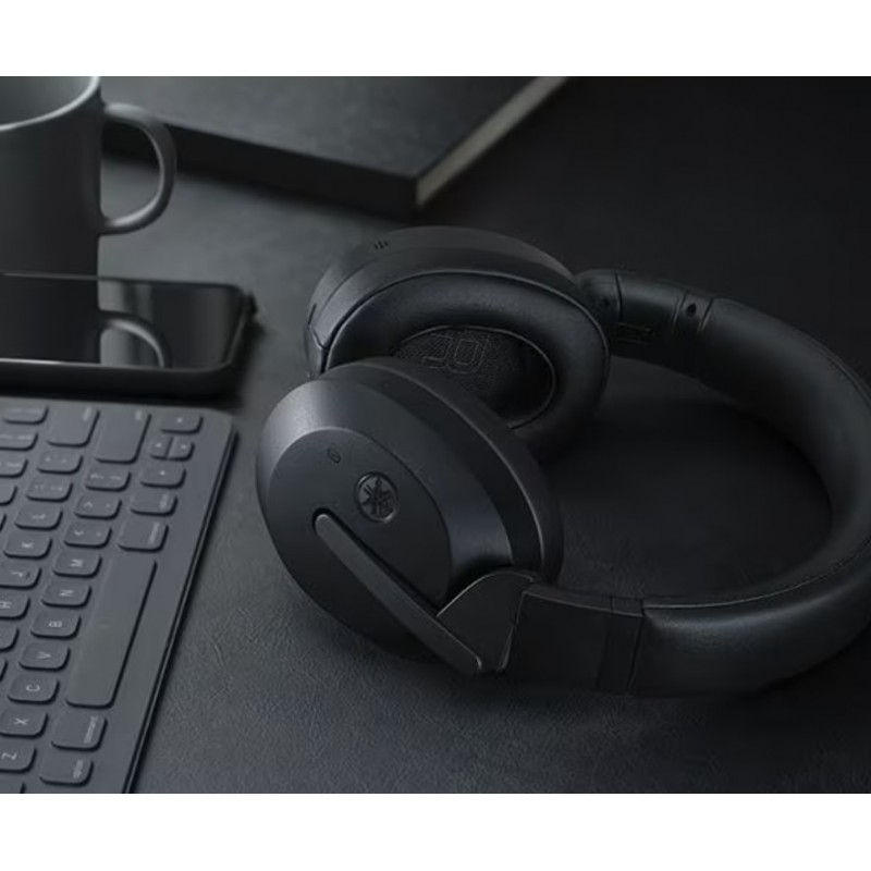 Yamaha YH-E700B écouteur casque Sans fil Arceau Appels Musique Bluetooth Noir