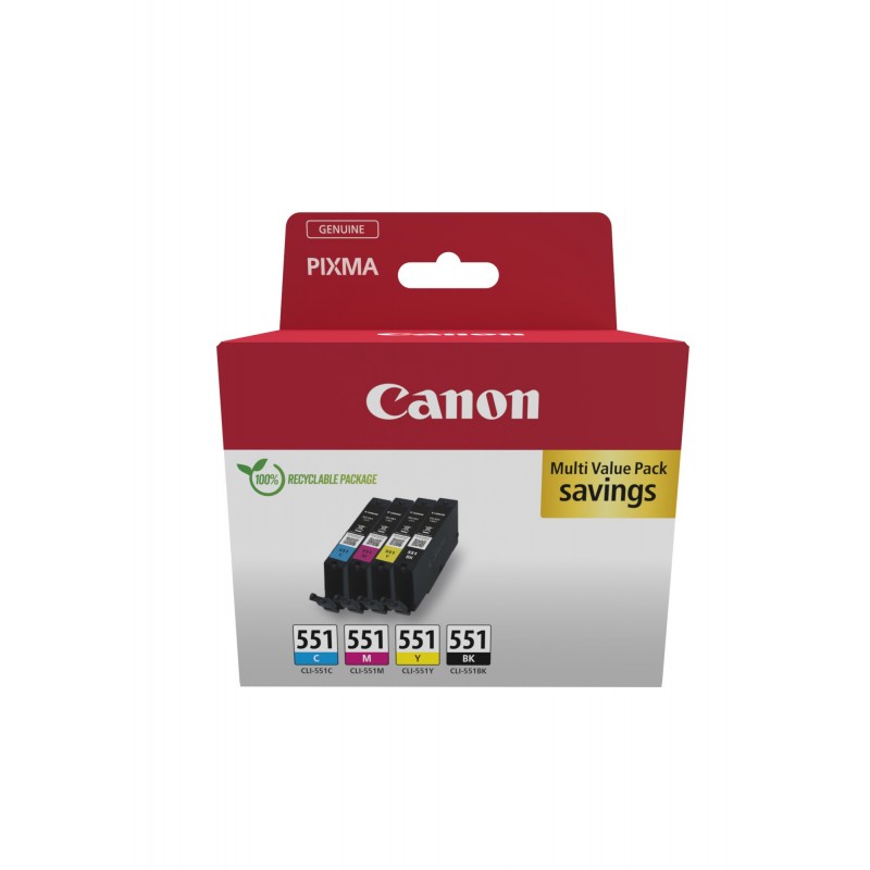 Canon CLI-551 C M Y BK Multipack