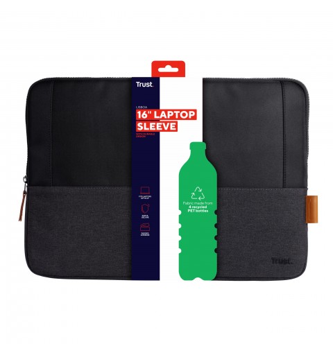 Trust Lisboa 40.6 cm (16") Sleeve case Black