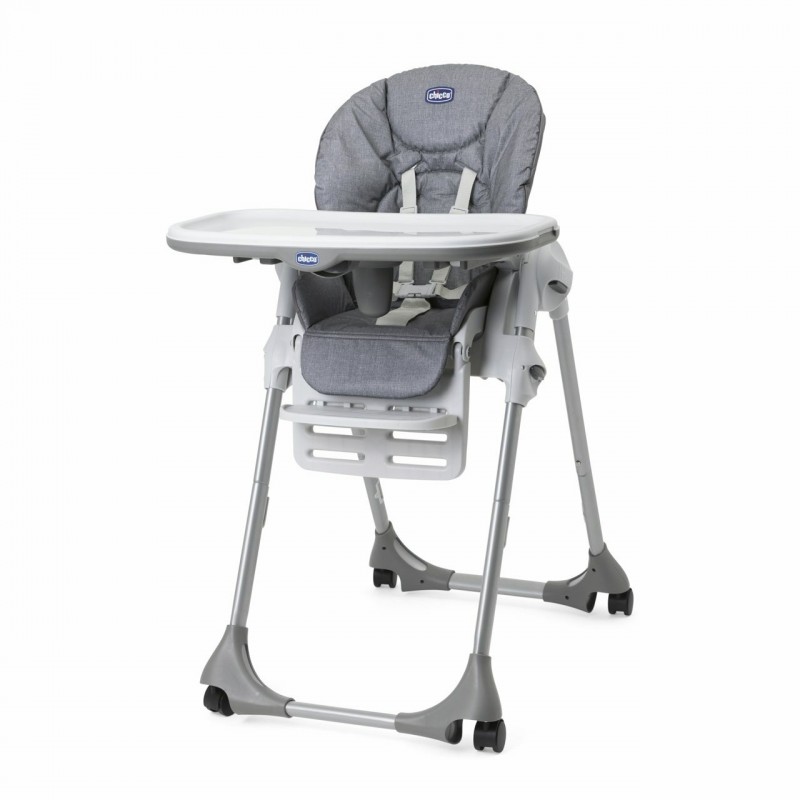 Chicco 00079565690000 Hochstuhl Traditioneller Hochstuhl Gepolsterter Sitz Grau