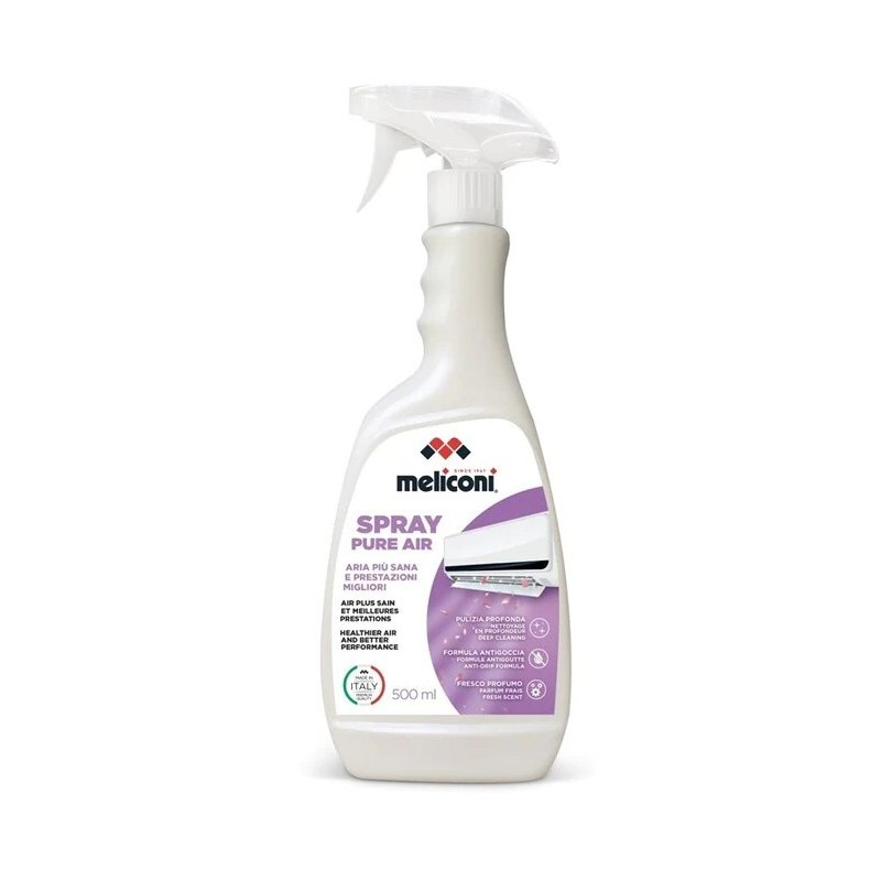 Meliconi Pure AIR Aire Acondicionado Espray para limpieza de equipos 500 ml