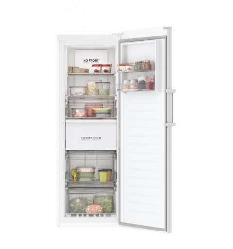 Haier INSTASWITCH H3F-285WE Upright freezer Freestanding 285 L E White